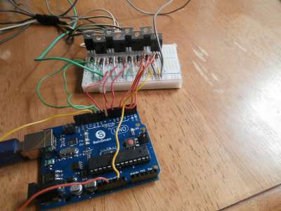 Arduino and breadboard